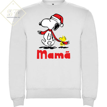 Sweatshirt Snoopy Natal - Mamã