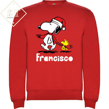 Sweatshirt Snoopy Natal - Bebé