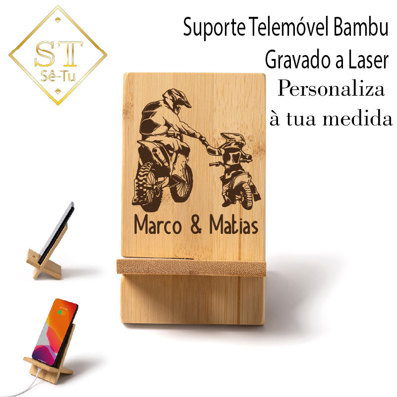 Suporte Telemóvel Mota Pai e Filho