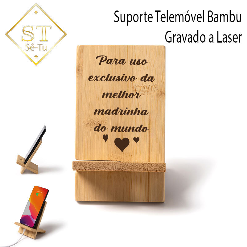 Suporte Telemóvel Uso exclusivo Madrinha