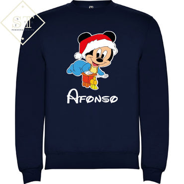 Sweatshirt Mickey Natal - Criança