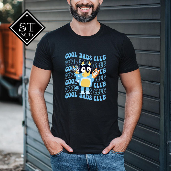 T-shirt Cool Dads Club Bluey