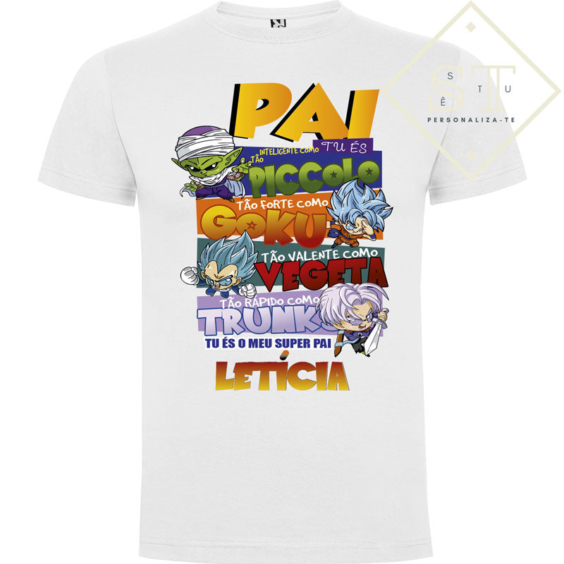 T-shirt Pais Tu és... Dragon Ball