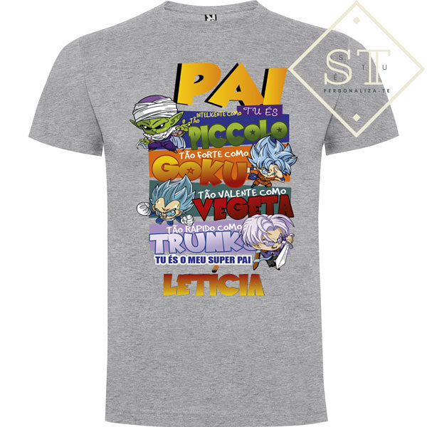 T-shirt Pais Tu és... Dragon Ball