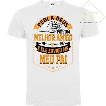 Conjunto T-shirts Pai & Filho/a Pedi a Deus