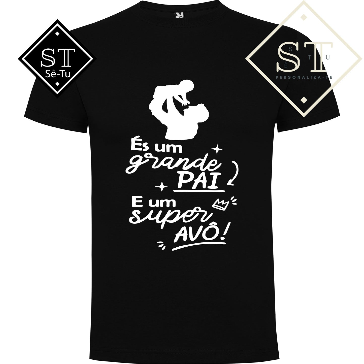 T-shirt És um grande Pai e um Super avô