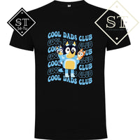 T-shirt Cool Dads Club Bluey