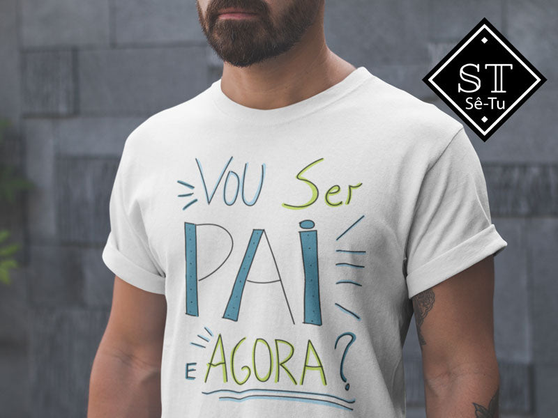 T-shirt Vou ser Pai e agora