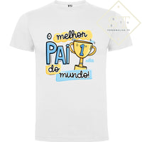 T-shirt O melhor pai do mundo