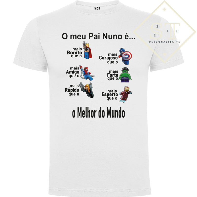 T-shirt O meu pai é...