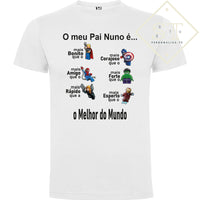 T-shirt O meu pai é...