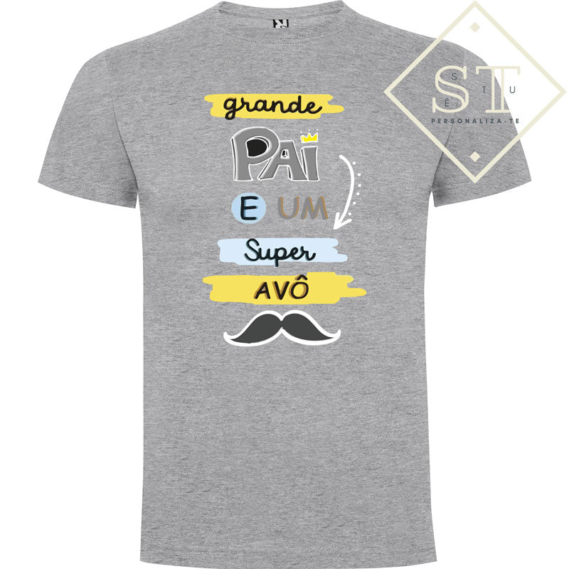 T-shirt Grande Pai e um Super avô