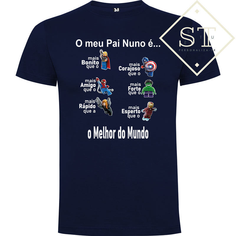 T-shirt O meu pai é...