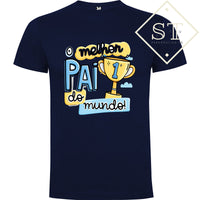 T-shirt O melhor pai do mundo