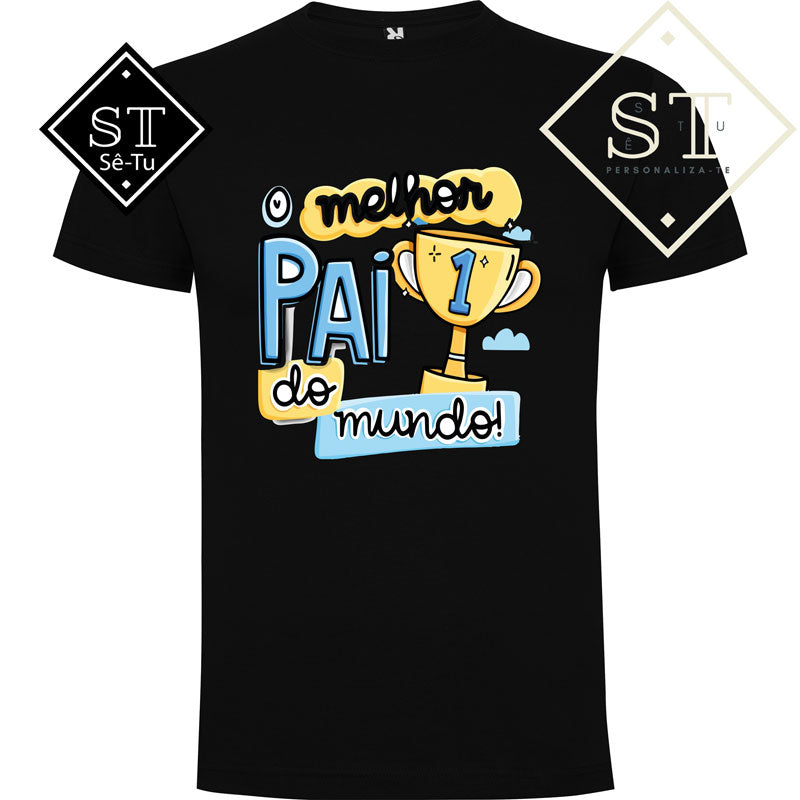 T-shirt O melhor pai do mundo