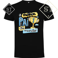 T-shirt O melhor pai do mundo