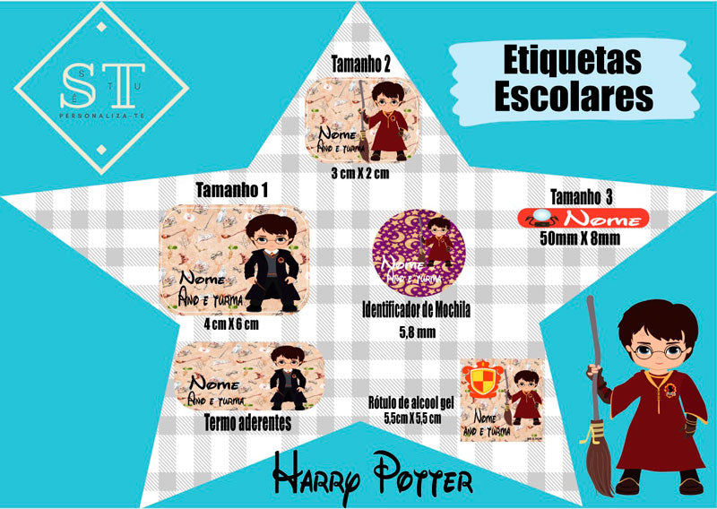 Etiquetas Harry Potter