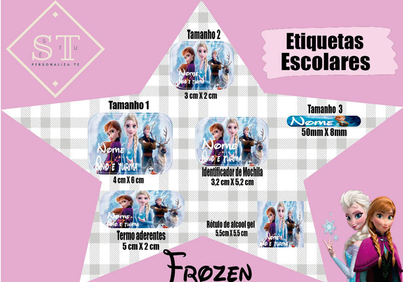 Etiquetas Frozen