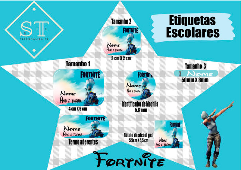 Etiquetas Fortnite