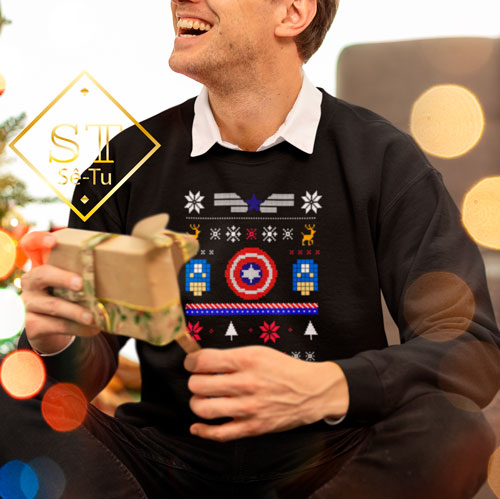 Capitão America Christmas - Sê-Tu