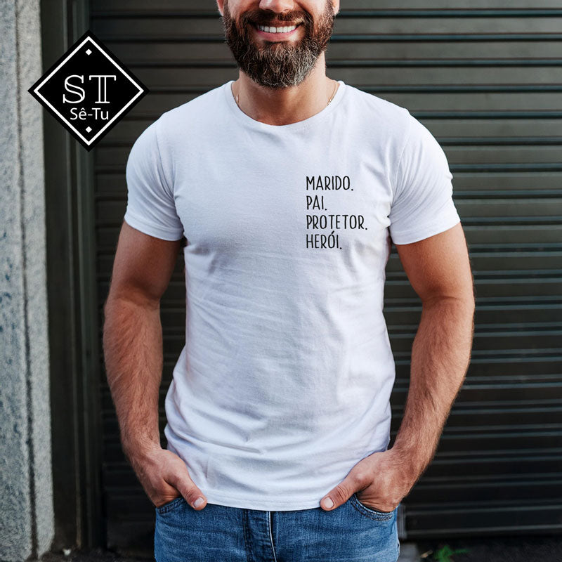 T-shirt Marido Pai Protetor