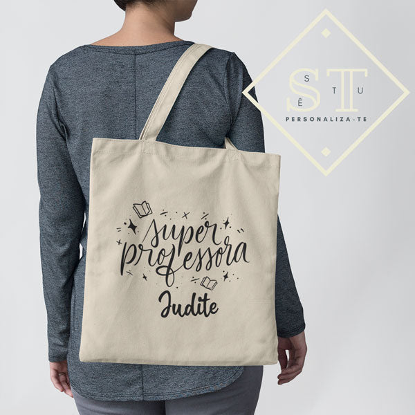 Tote Bag Super Professora - Sê-Tu