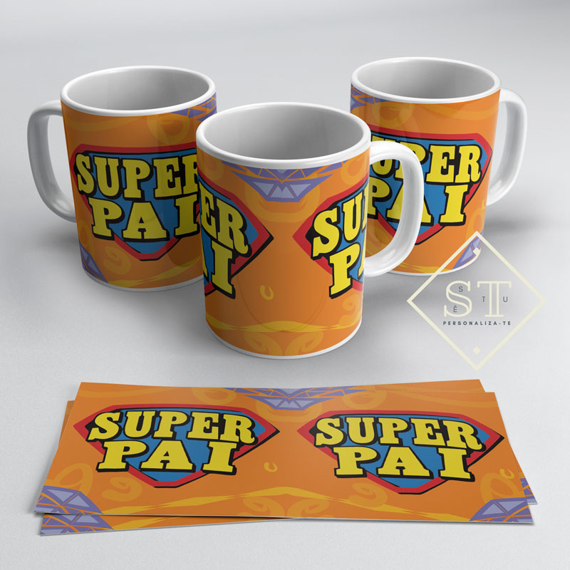 Caneca Super Pai - Sê-Tu