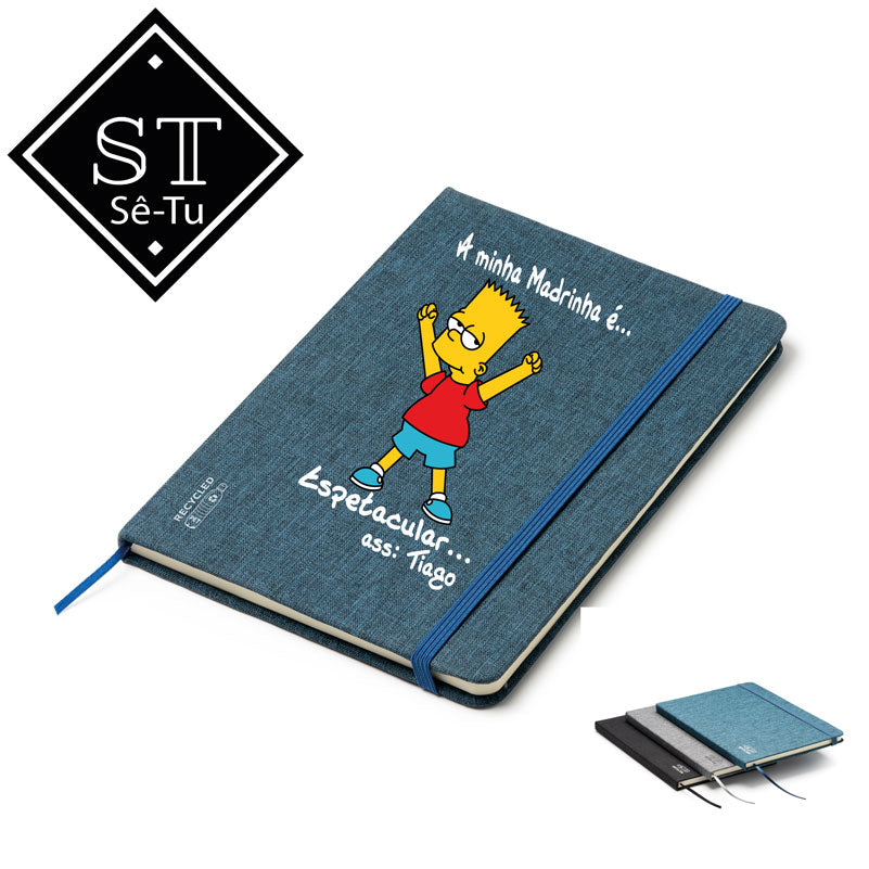 Notebook A5 Bart Simpson Madrinha - Sê-Tu